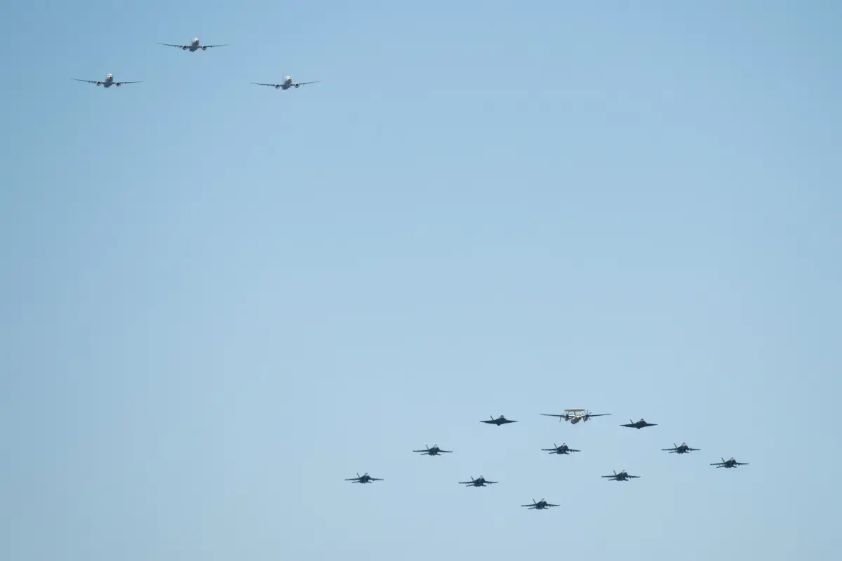 A Supercarrier With Layered Defence Systems