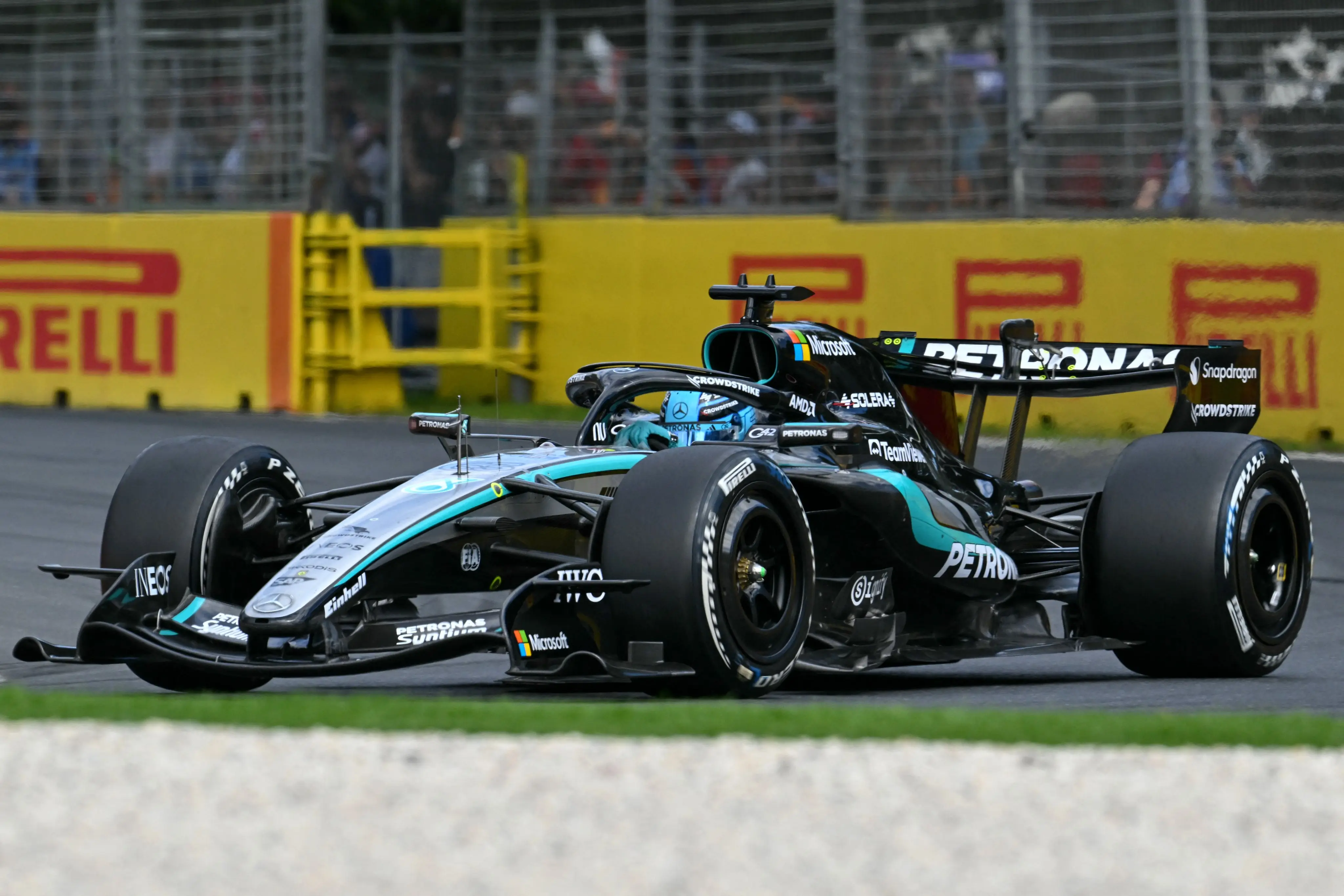 F1 2026 | George Russell wins Australian Grand Prix in Mercedes' 1-2 finish in Melbourne