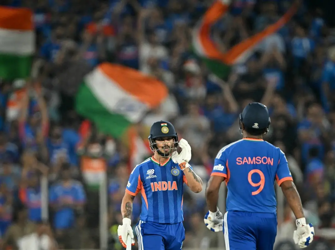 Records shatter in Ahmedabad as IND post highest team total in T20 WC Final; NZ need 256 to win Records shatter in Ahmedabad as IND post highest team total in T20 WC Final; NZ need 256 to win