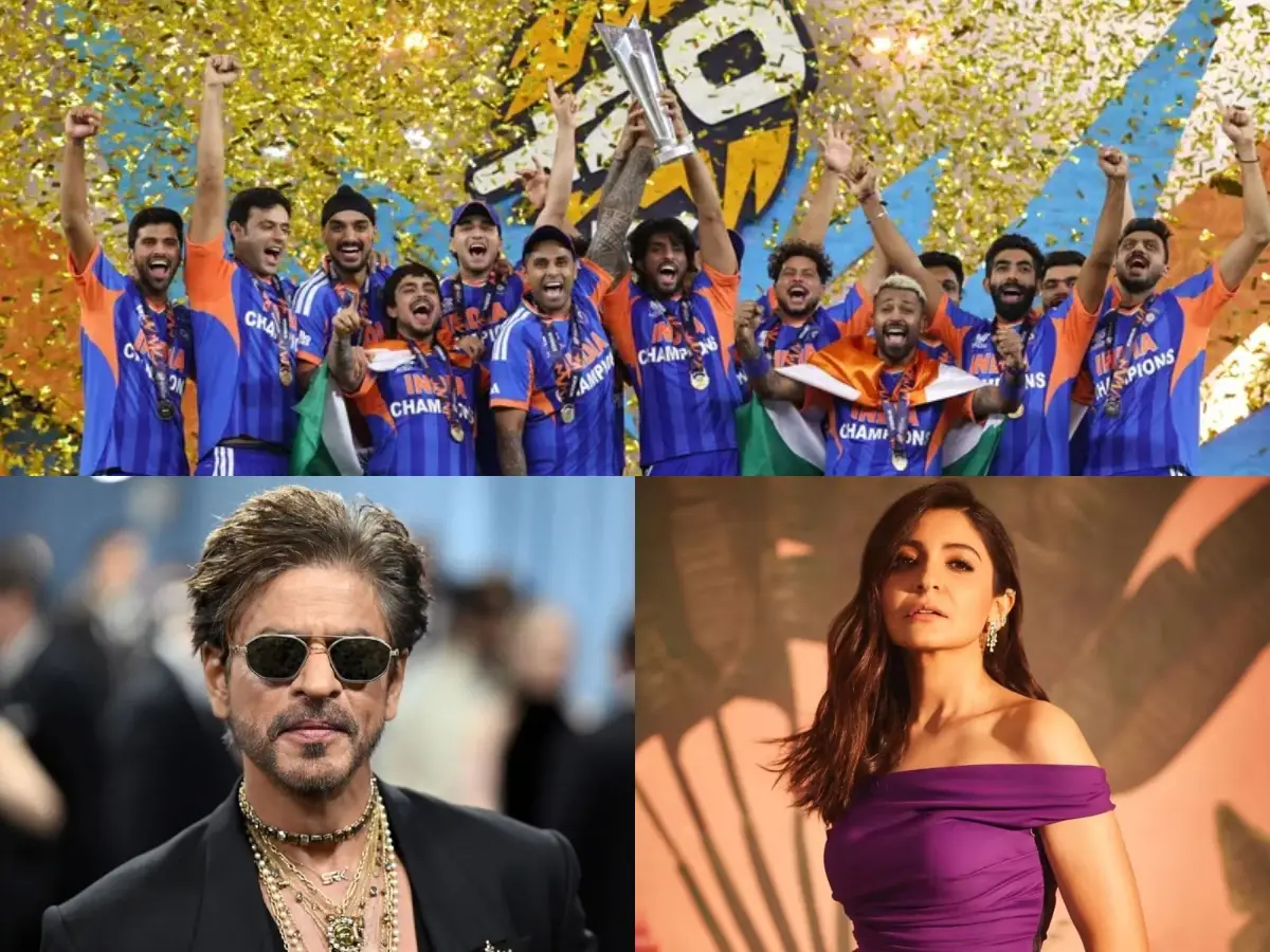 India wins T20 World Cup 2026: Congratulatory messages pour in from celebs including Shah Rukh Khan, Anushka Sharma India wins T20 World Cup 2026: Congratulatory messages pour in from celebs including Shah Rukh Khan, Anushka Sharma