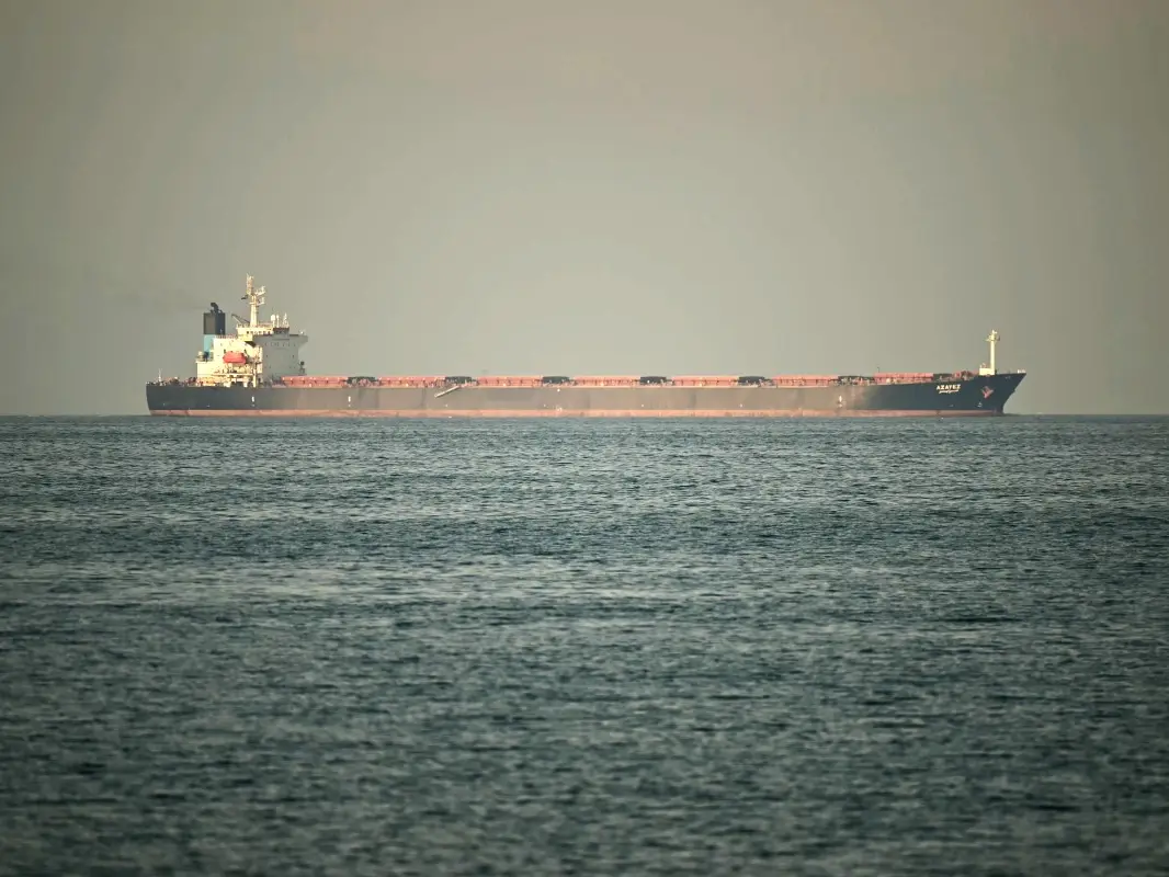 UK says cargo ship set ablaze, 2 container vessel struck by projectile in Strait of Hormuz UK says cargo ship set ablaze, 2 container vessel struck by projectile in Strait of Hormuz