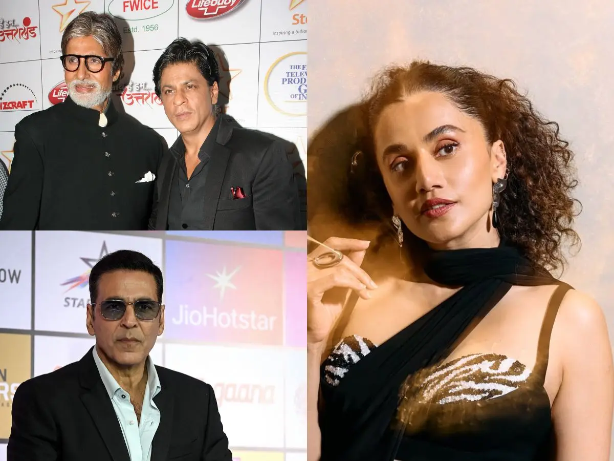 Do Bollywood stars travel with big entourages? Taapsee Pannu shares experience with Shah Rukh Khan, Akshay Kumar, Amitabh Bachchan