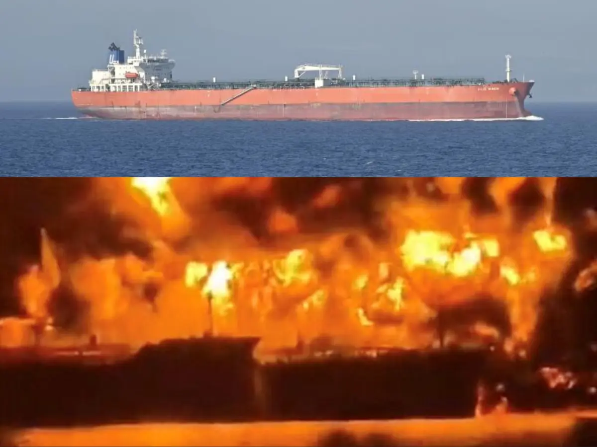 Indian sailor killed in Iranian underwater drone attack on US-owned oil  tanker, 15 crew members evacuated