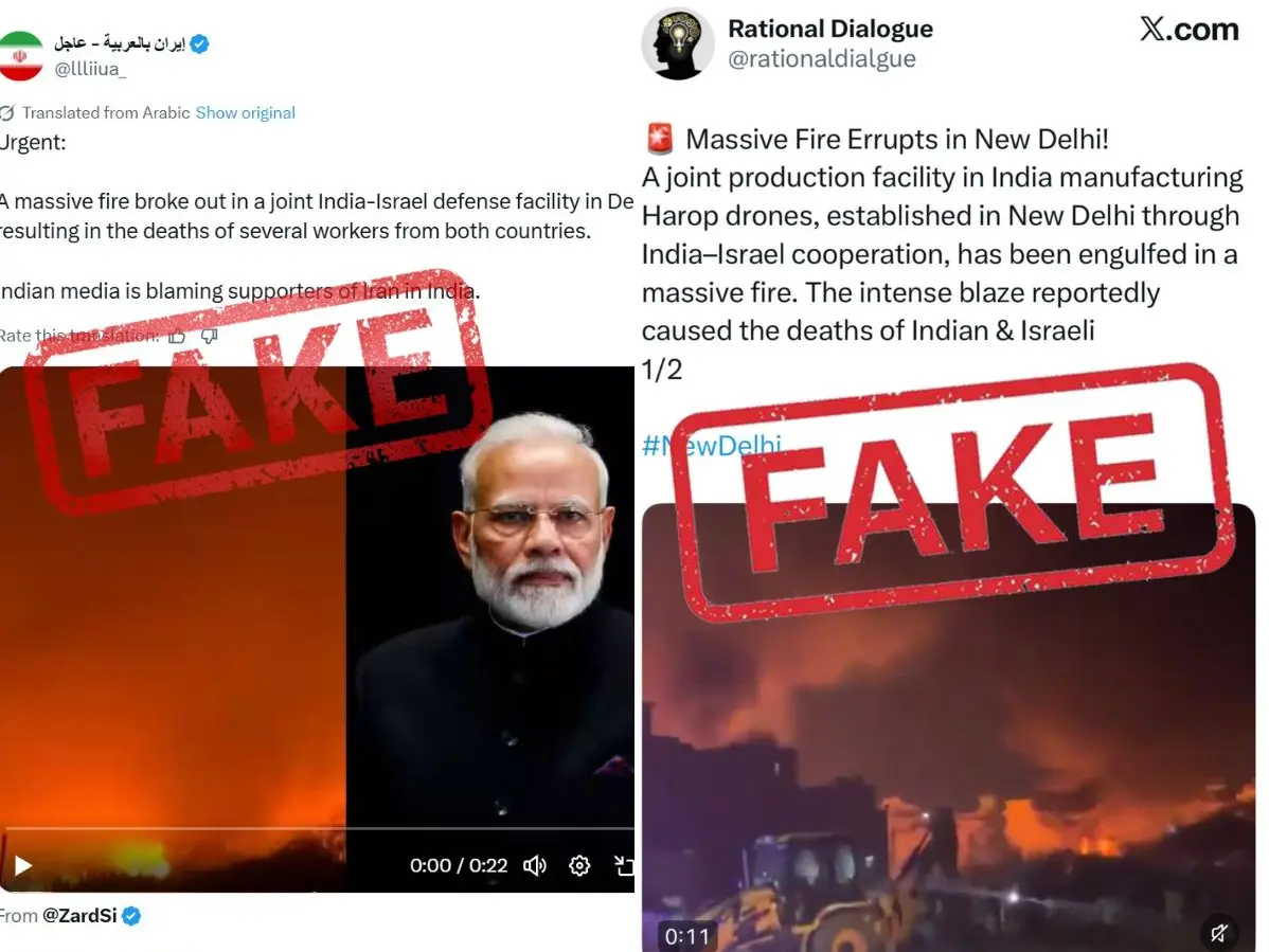 Was an Indian-Israeli facility in Delhi attacked? Fact-check on viral claim amid Iran war Was an Indian-Israeli facility in Delhi attacked? Fact-check on viral claim amid Iran war