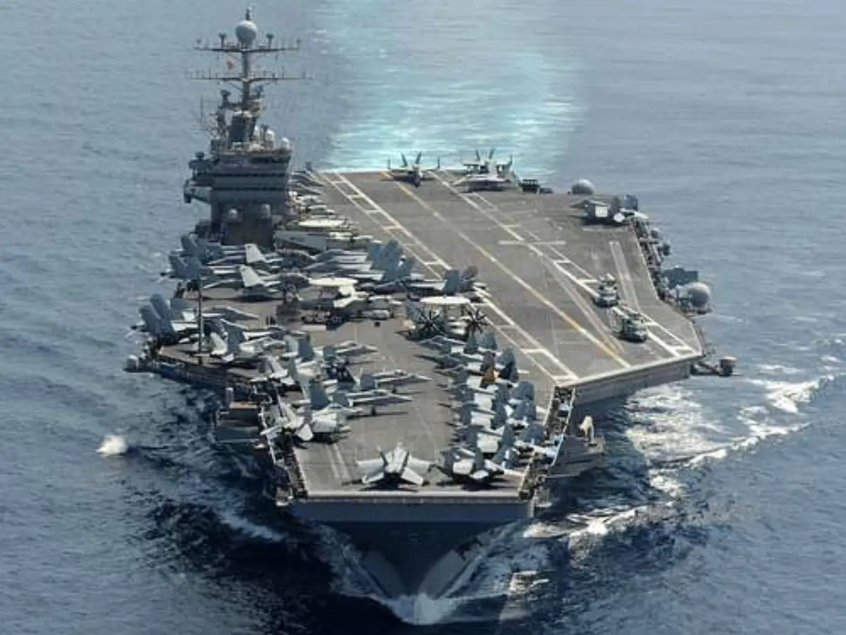 USS Abraham Lincoln 'fleeing' after missile strike, Iran claims. US tells a different story