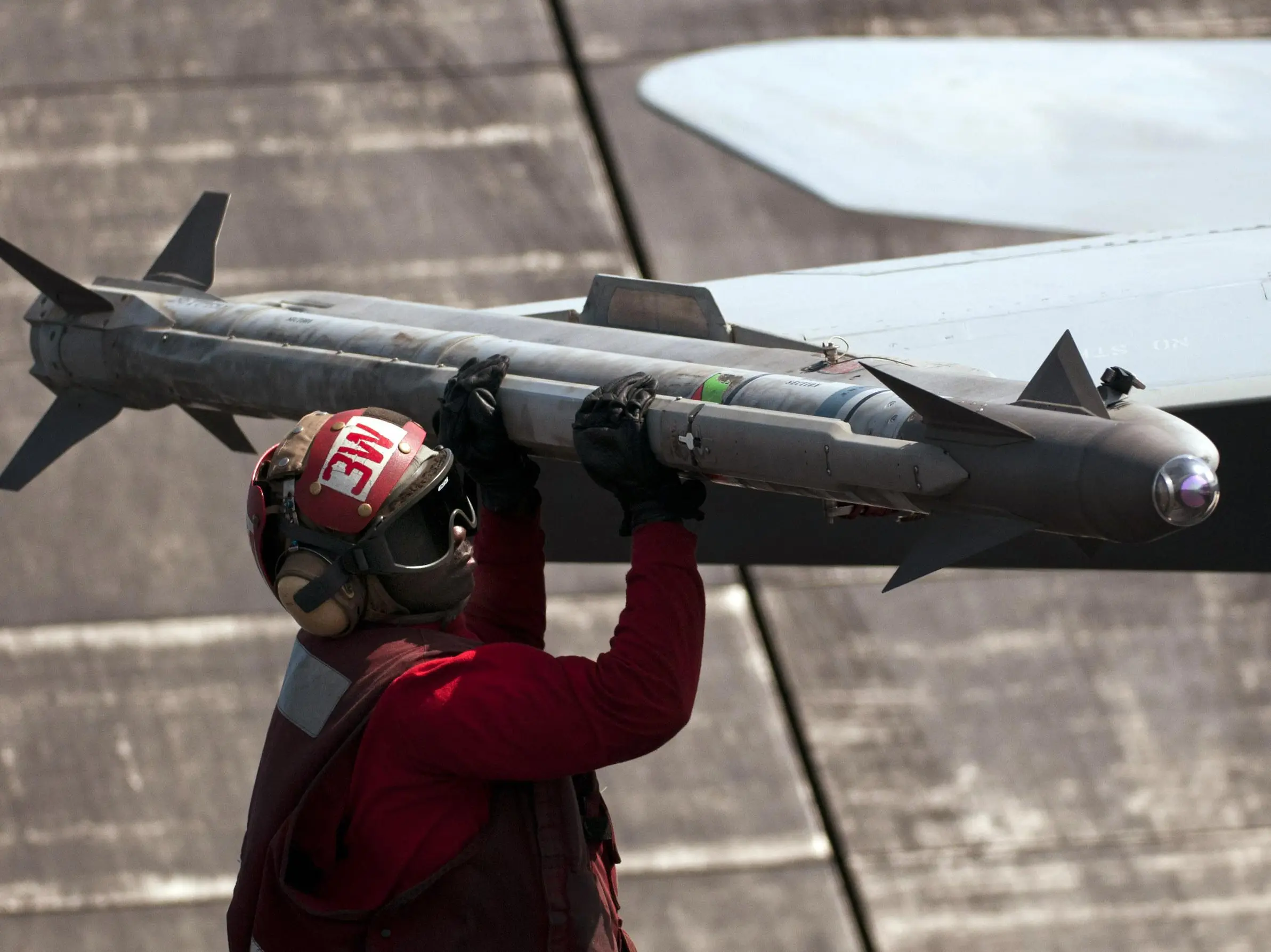 Which missiles is the US military using most in the war against Iran?