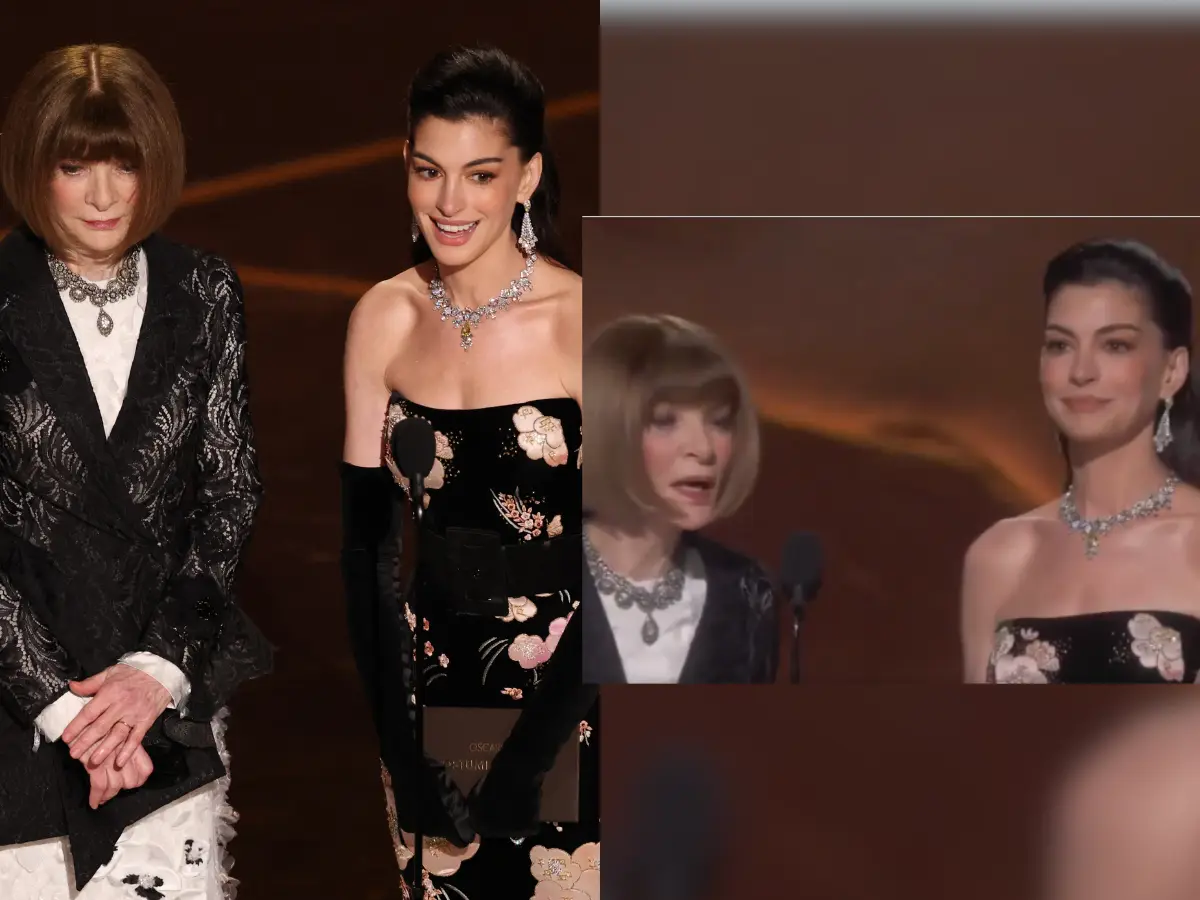 Anna Wintour channels ‘Miranda’ on the Academy Awards stage, calls Anne Hathaway ‘Emily’ | Watch