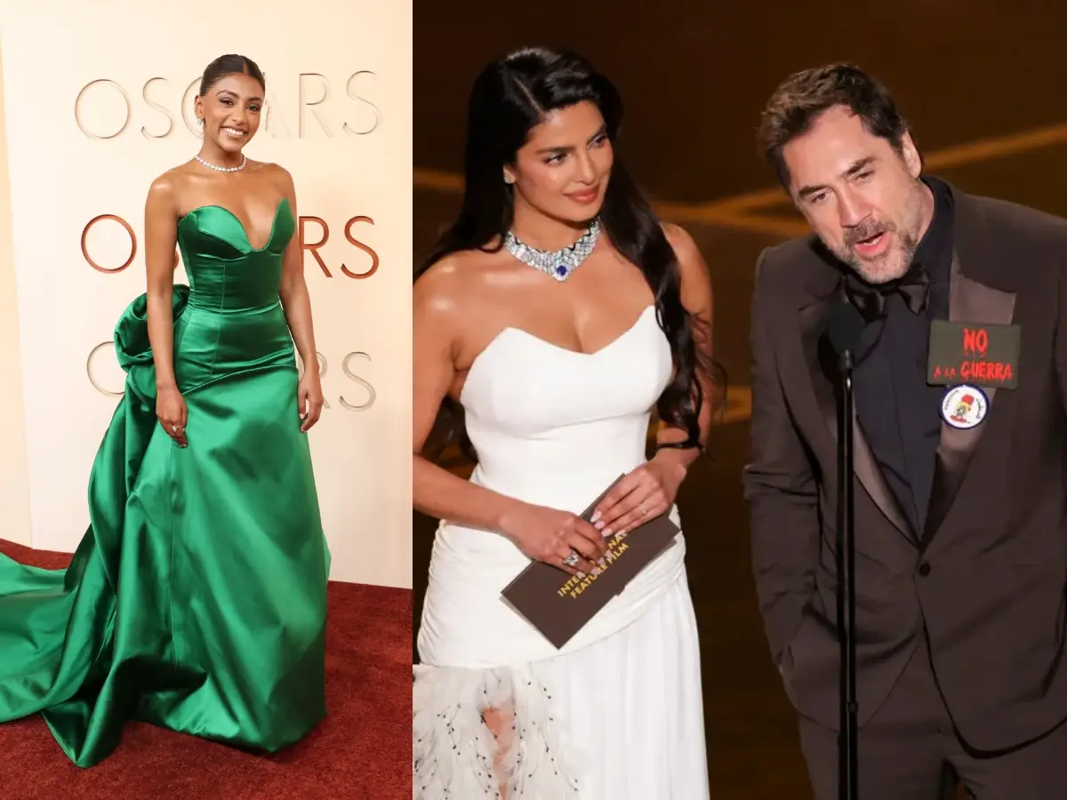 Javier Bardem to Charithra Chandran: Political statements by celebs take over the Oscars 2026 Javier Bardem to Charithra Chandran: Political statements by celebs take over the Oscars 2026