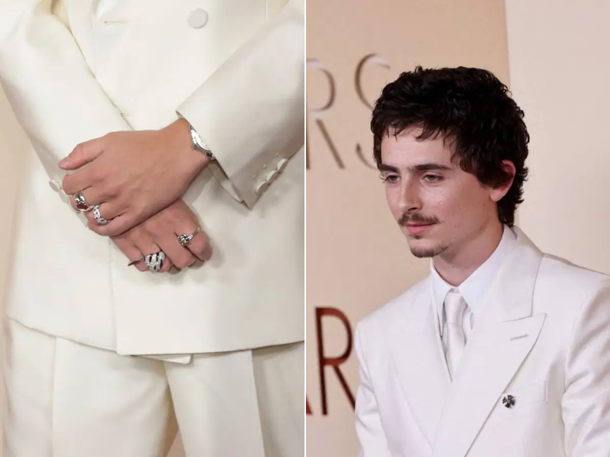 Timothée Chalamet- Cartier Jewelry