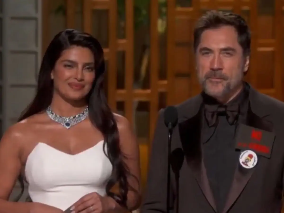 'Disappointed and unhappy': Netizens decode Priyanka Chopra's reaction as Javier Bardem says 'Free Palestine' at Oscars 2026 | Watch