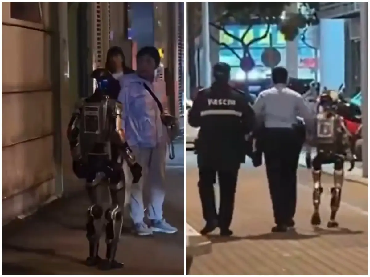 ‘You’re making my heart race!’: Humanoid robot 'arrested' for scaring 70-year-old woman in China | VIDEO ‘You’re making my heart race!’: Humanoid robot 'arrested' for scaring 70-year-old woman in China | VIDEO