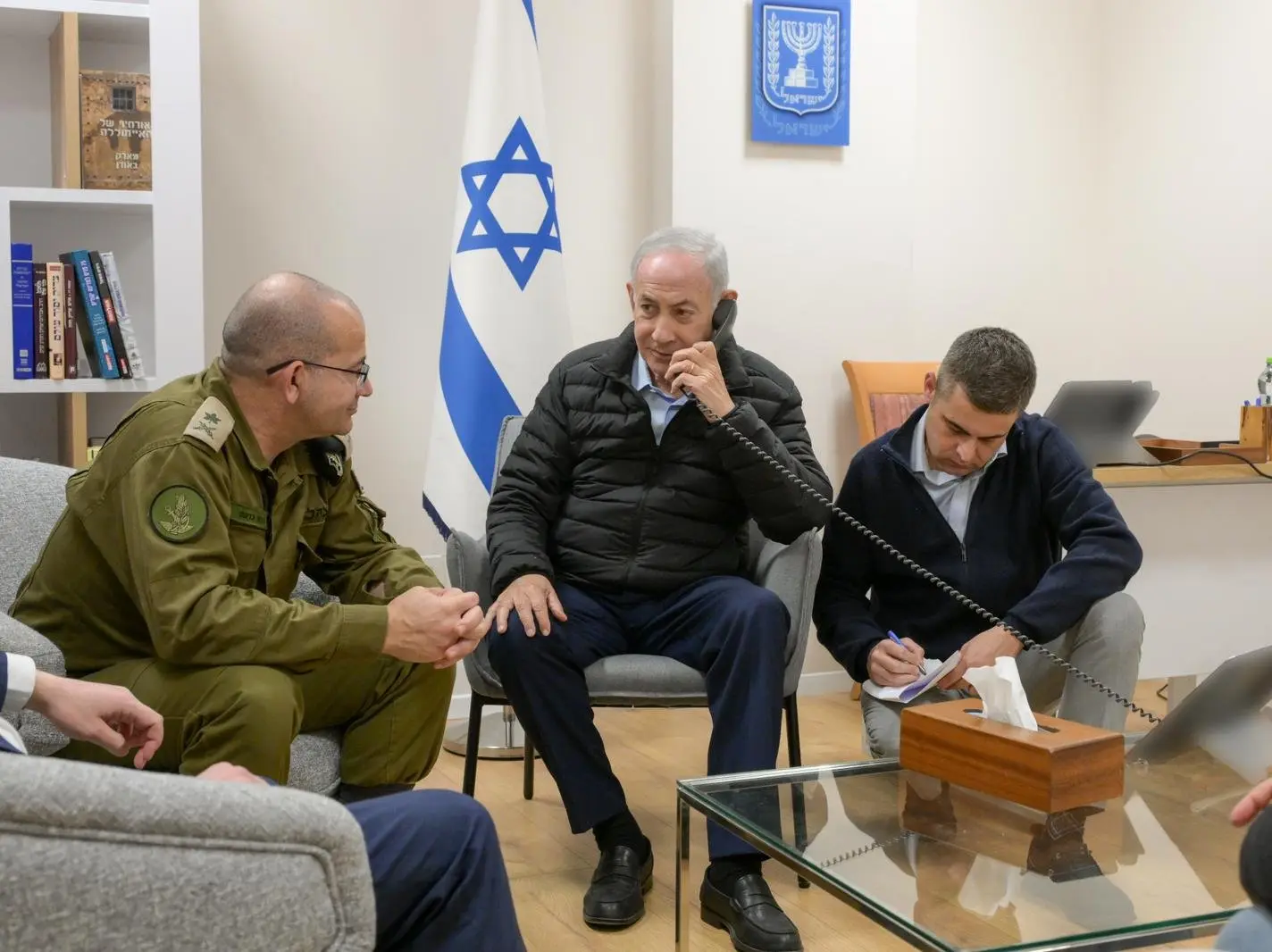 Netanyahu 'ordering' Iran strikes in new command centre photo as Israel fights death rumours Netanyahu 'ordering' Iran strikes in new command centre photo as Israel fights death rumours