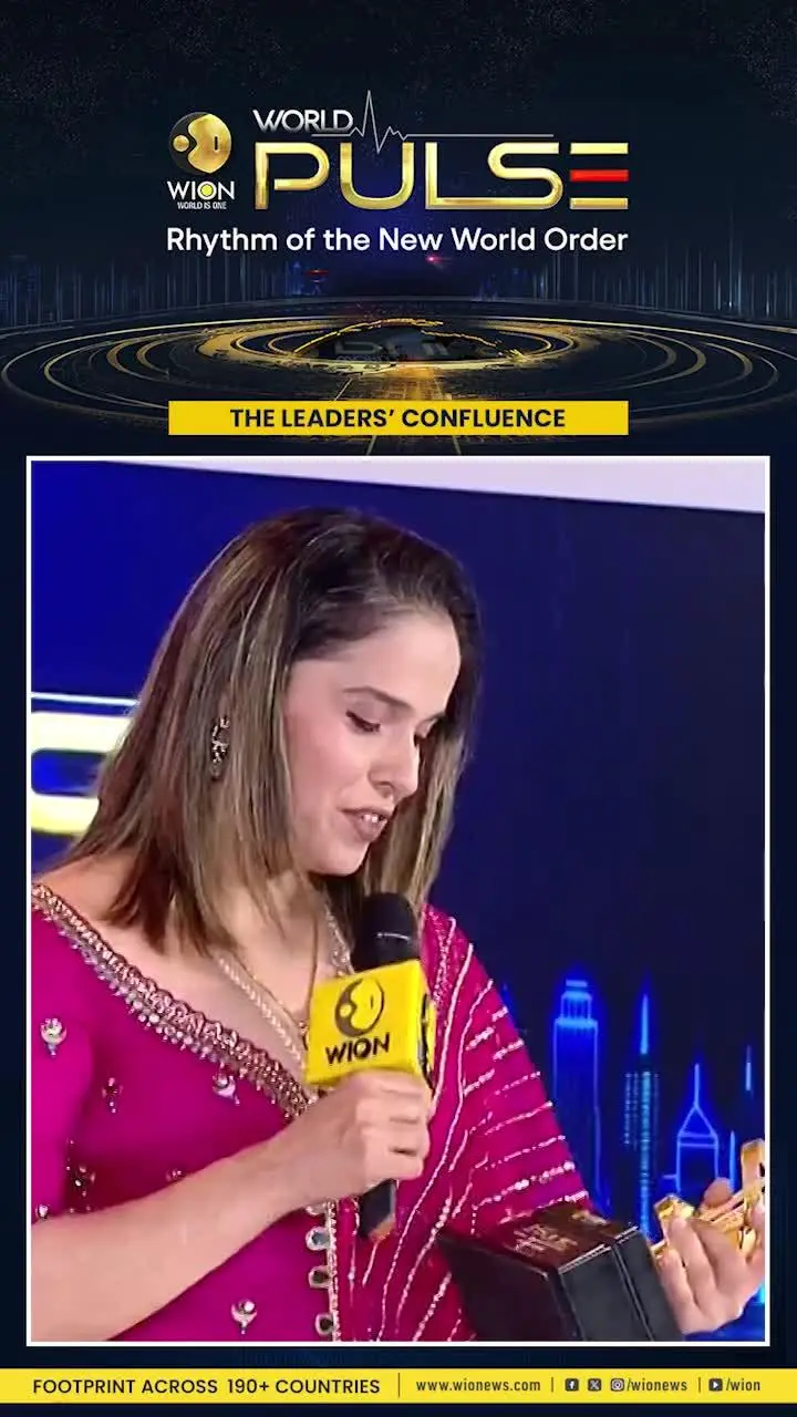 WION World Pulse: Saina Nehwal receives WION icon award at World Pulse Summit