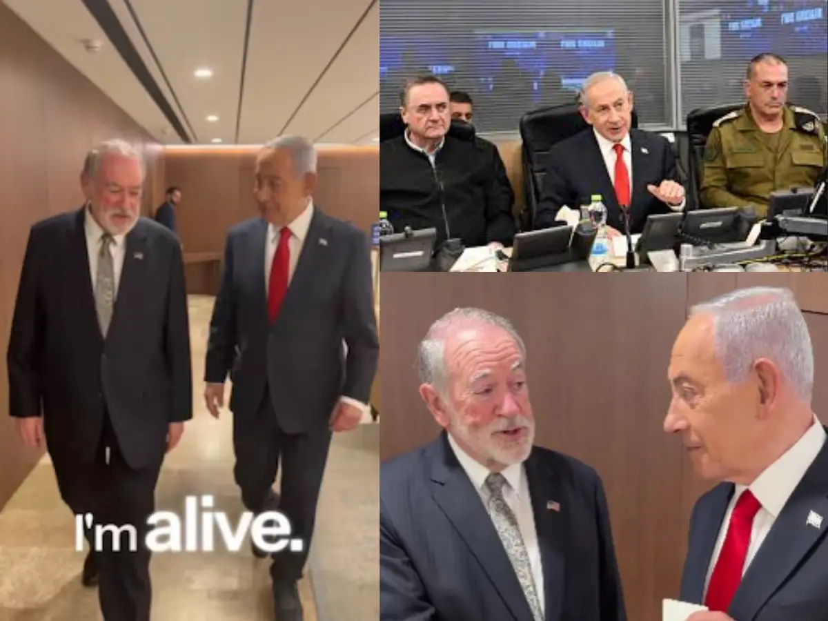Trump sends US envoy to check if Netanyahu is okay amid death rumours: New video shows he is... Trump sends US envoy to check if Netanyahu is okay amid death rumours: New video shows he is...