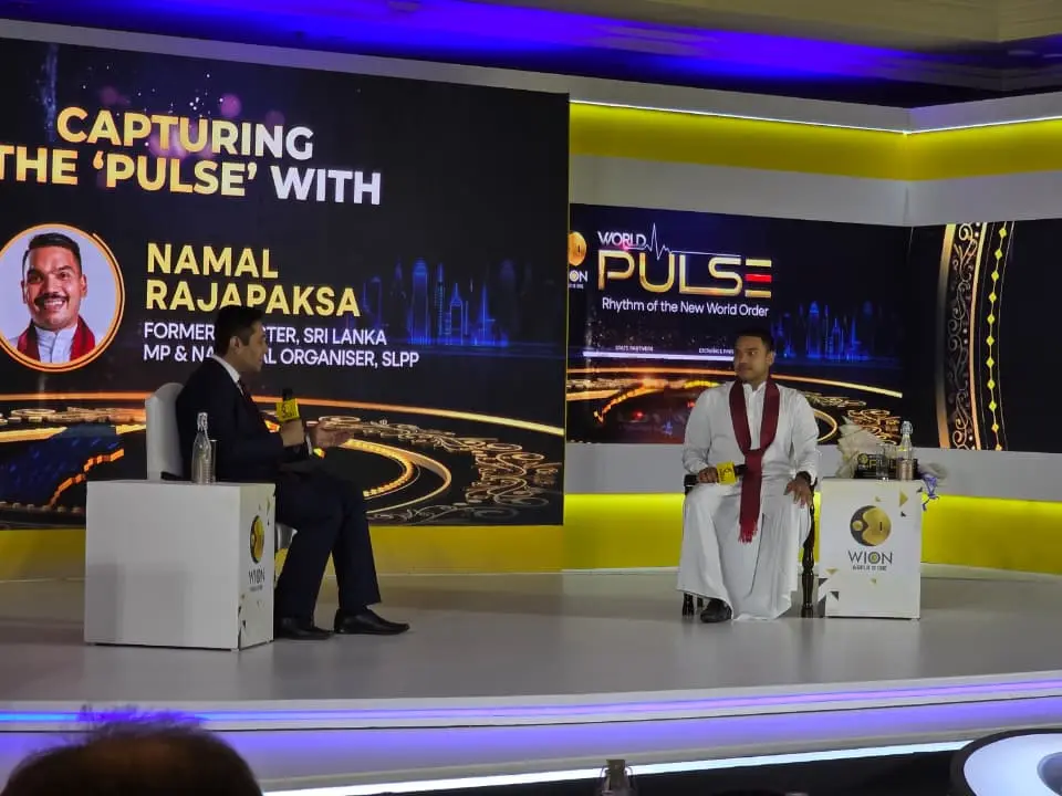 ‘War upon our shores’: Namal Rajapaksa calls Indian Ocean the new global 'economic highway,' warns of global system collapse at WION World PULSE ‘War upon our shores’: Namal Rajapaksa calls Indian Ocean the new global 'economic highway,' warns of global system collapse at WION World PULSE