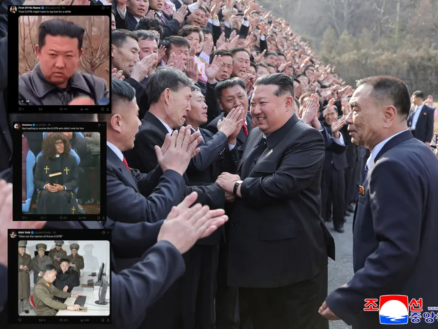 'A moment of silence for the 0.07%': Internet reacts as Kim Jong Un’s ‘perfect’ election marred by rare dissent