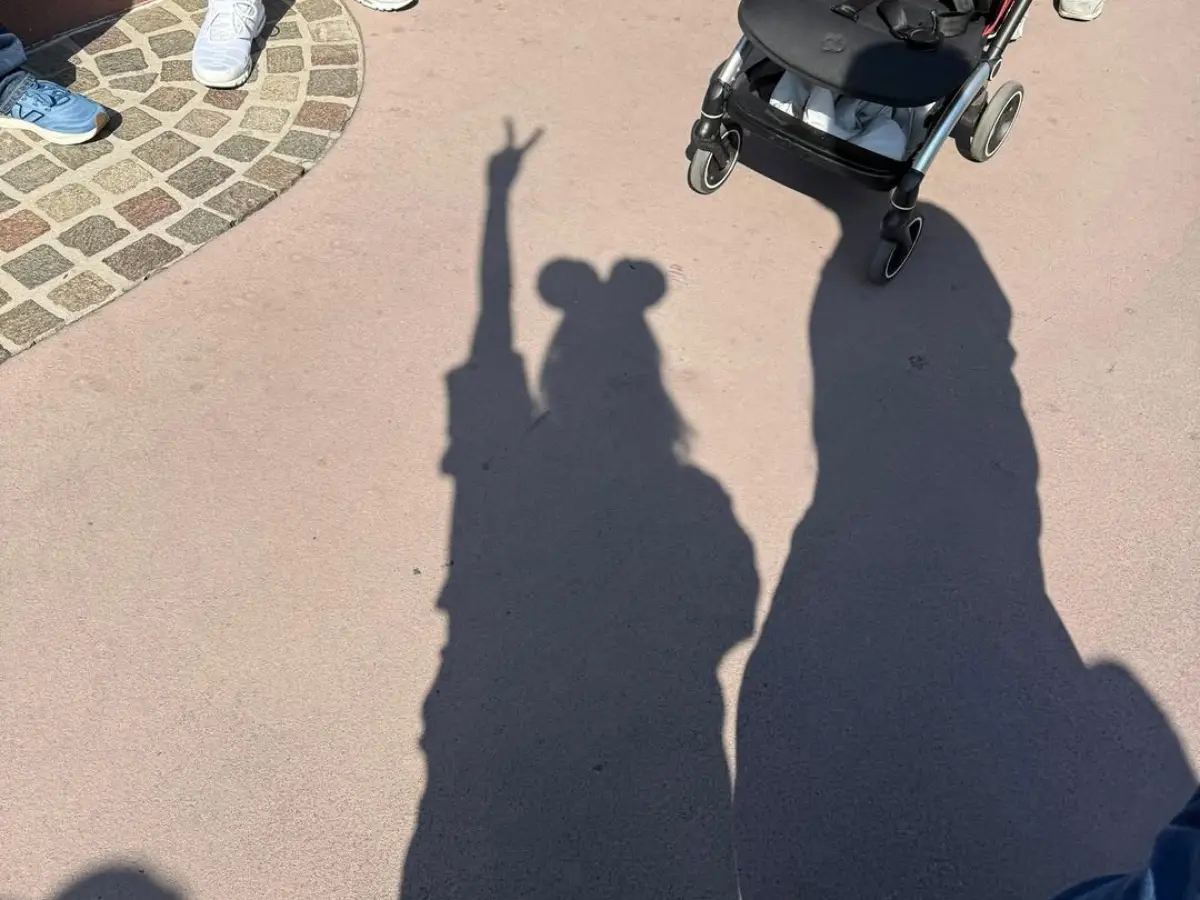 Disneyland's staple Mickey Mouse ears photos
