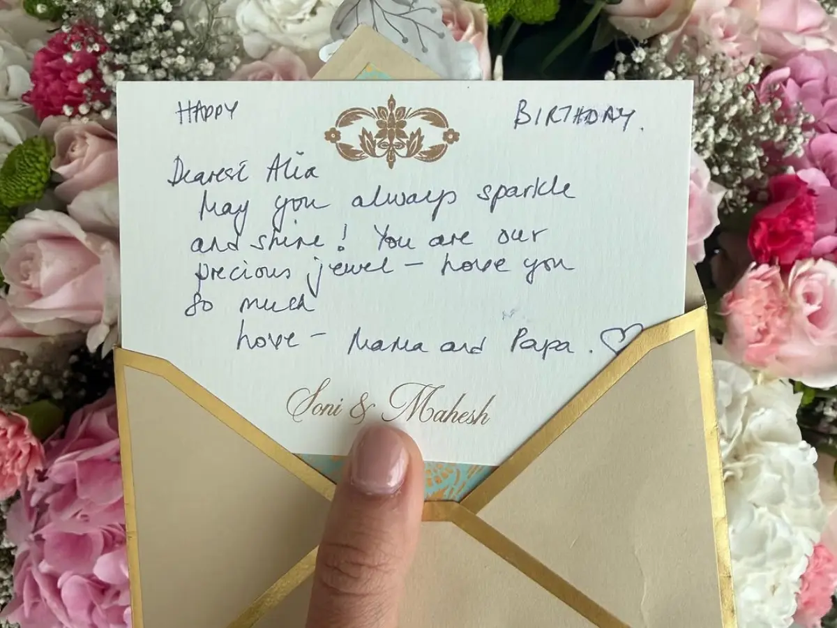 Mahesh Bhatt and Soni Razdan's jots a birthday letter