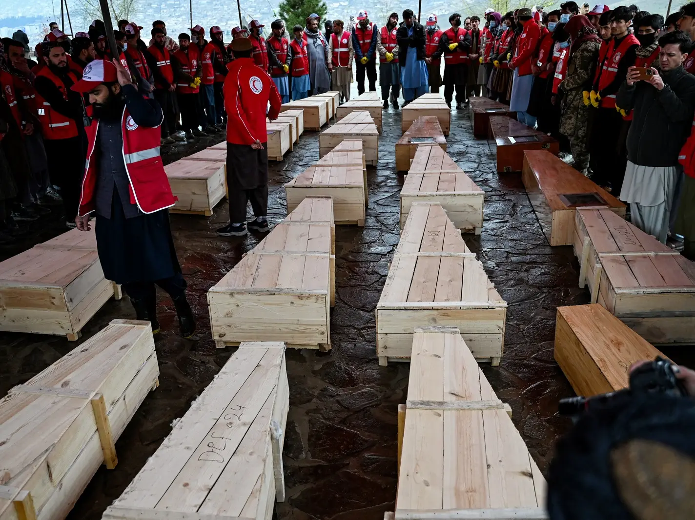 Mass funeral in Afghanistan for victims of Pakistan rehab centre strike; Taliban vows revenge Mass funeral in Afghanistan for victims of Pakistan rehab centre strike; Taliban vows revenge