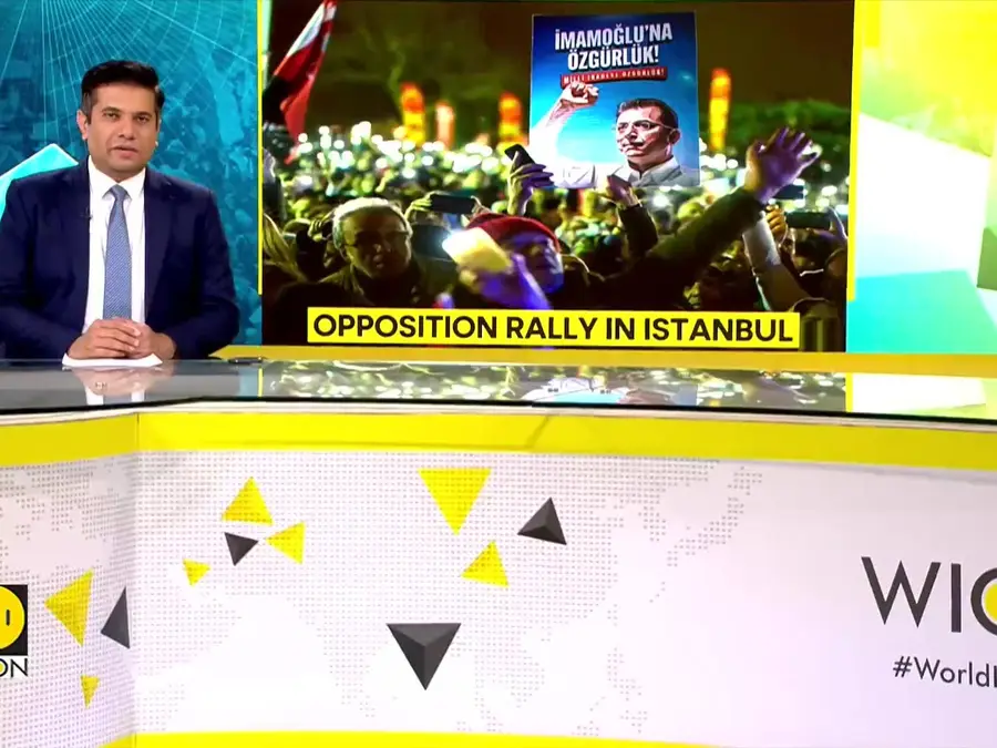 Istanbul Rally: Thousands Protest in Support of Jailed Erdogan Rival Imamoglu