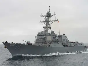 'A 50-mile safety ring': Why the USS Spruance patrols so far ahead of the USS Abraham Lincoln