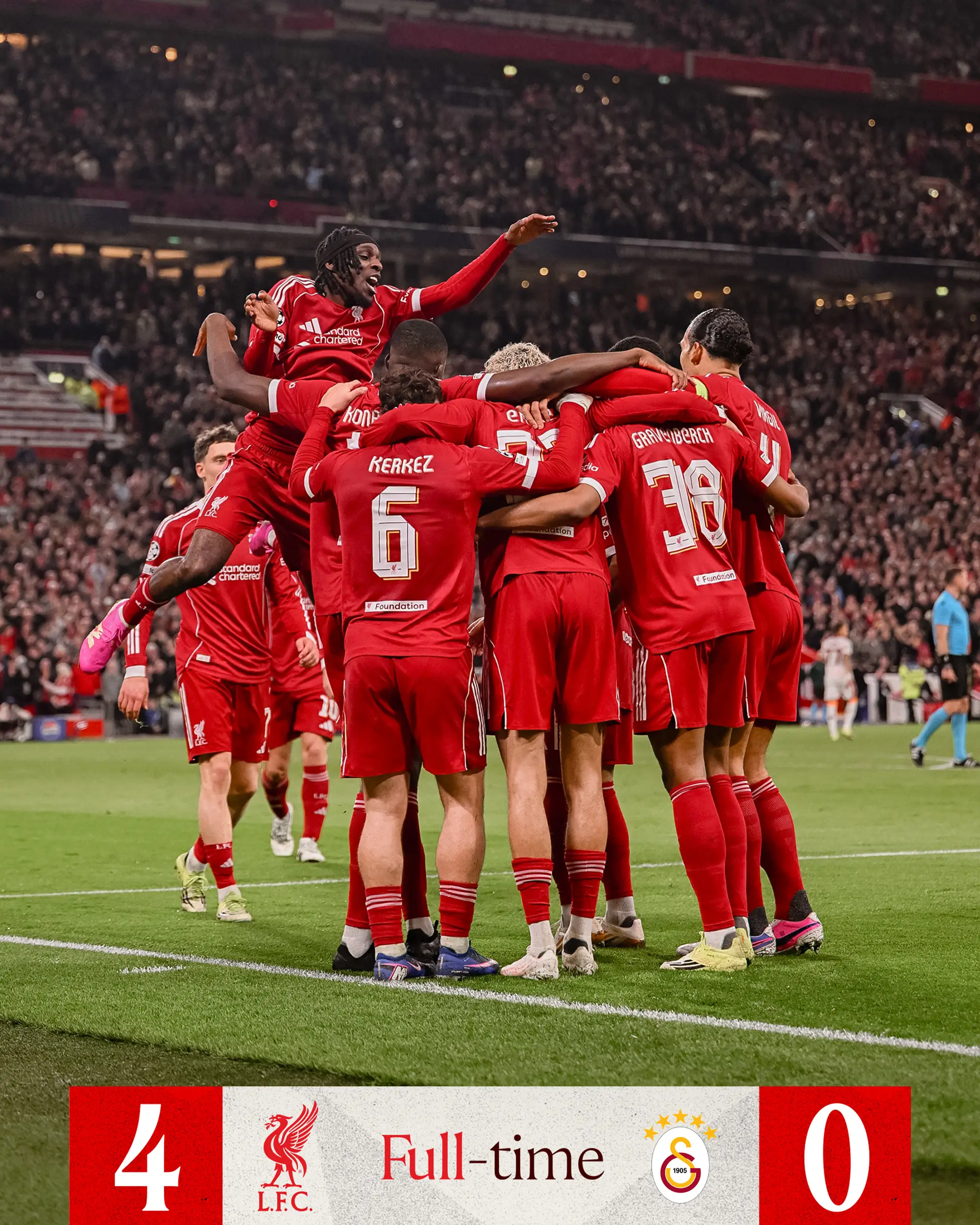 Liverpool beat Galatasaray