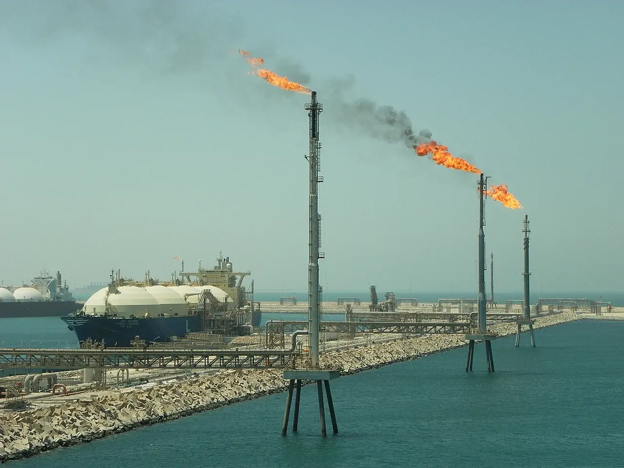 What is Qatar's Ras Laffan LNG hub and why is it critical to global energy supply?