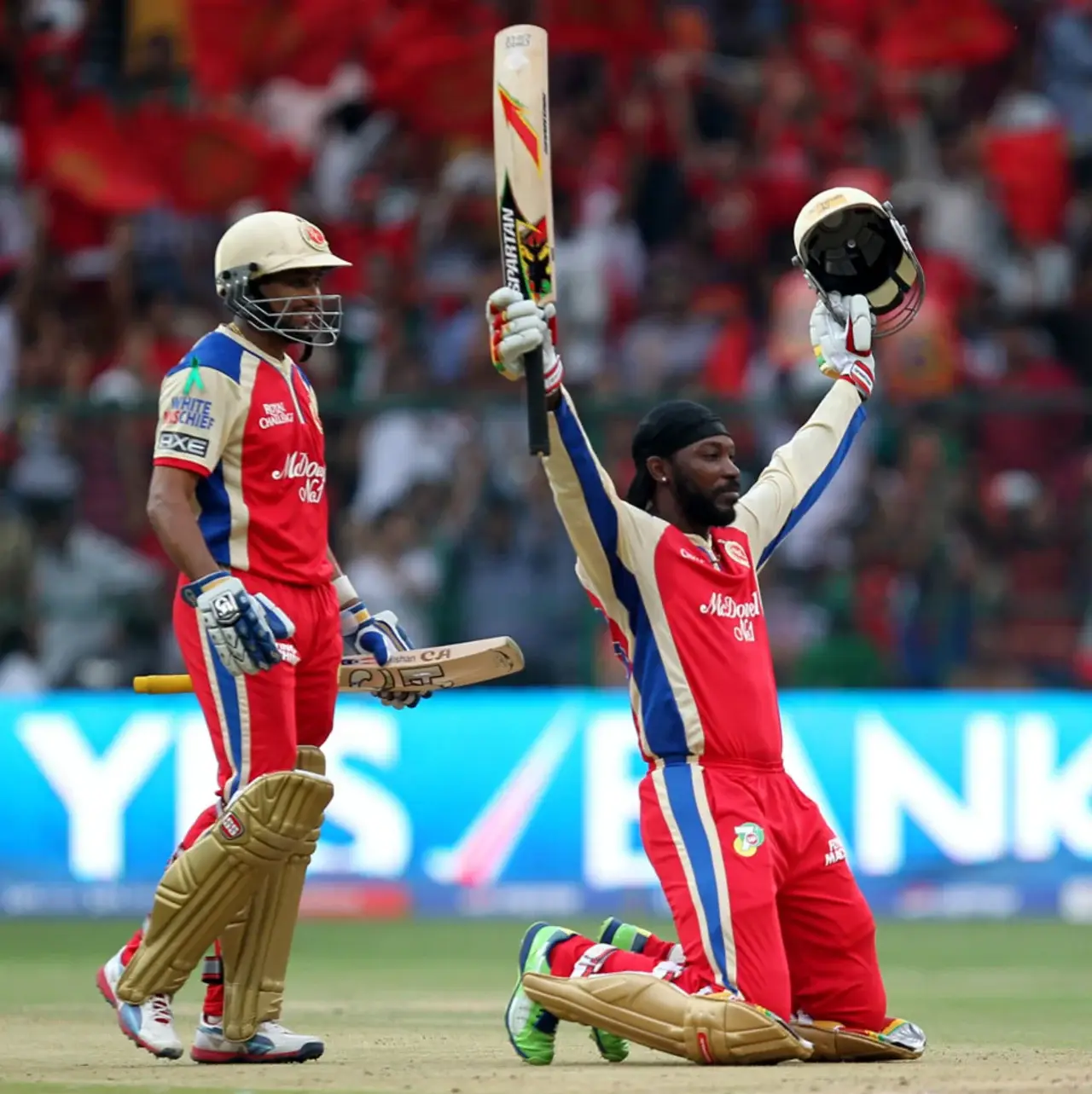 Most Runs by 4+6 in an IPL Innings - 154 by Chris Gayle