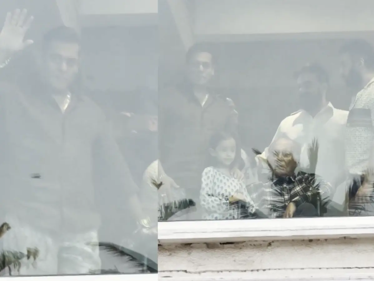 Eid 2026: Salman Khan greets fans with father Salim Khan after hospital discharge | watch Eid 2026: Salman Khan greets fans with father Salim Khan after hospital discharge | watch