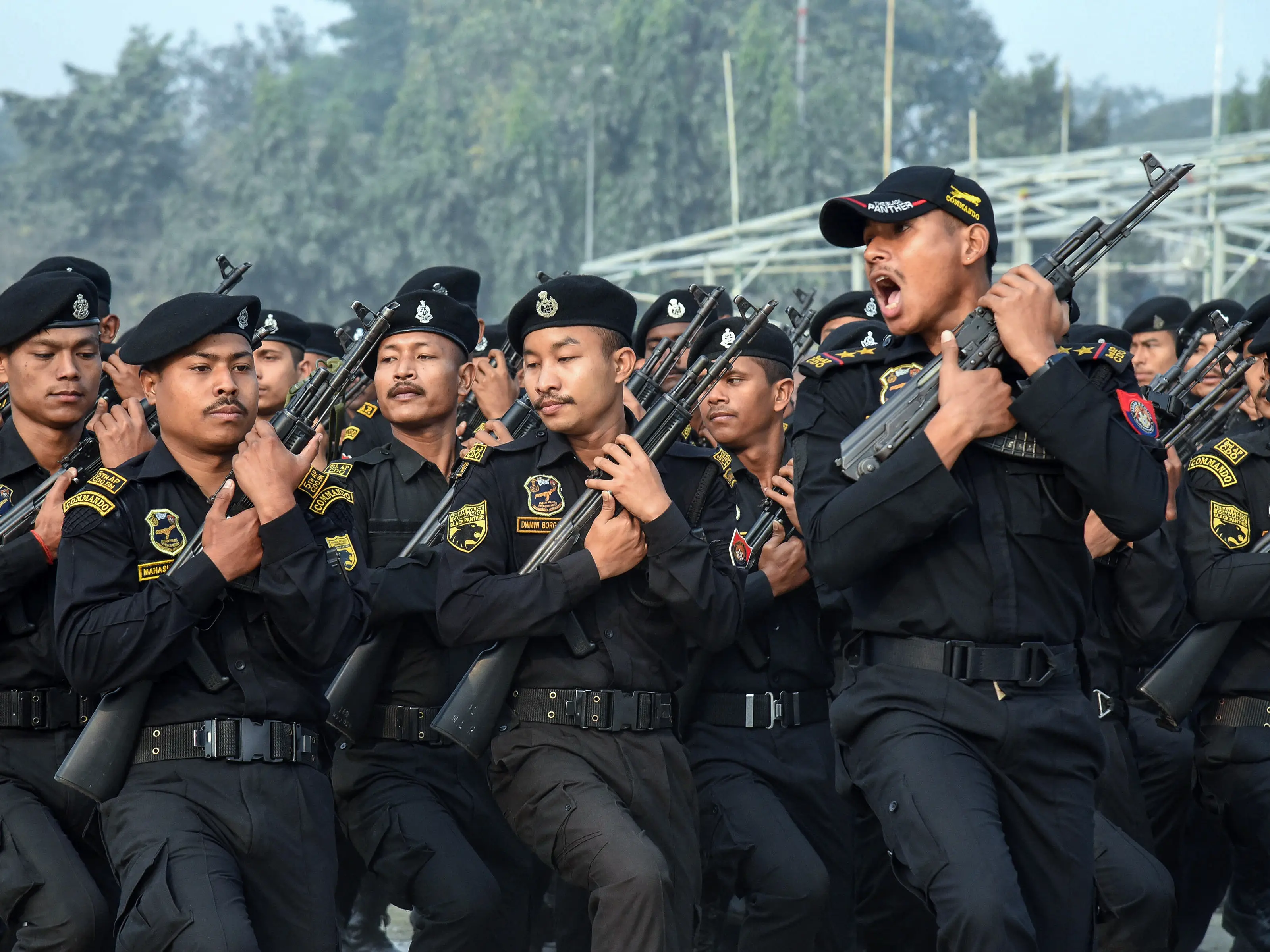 Four Assam police commandos injured in ULFA(I) attack in Tinsukia Four Assam police commandos injured in ULFA(I) attack in Tinsukia