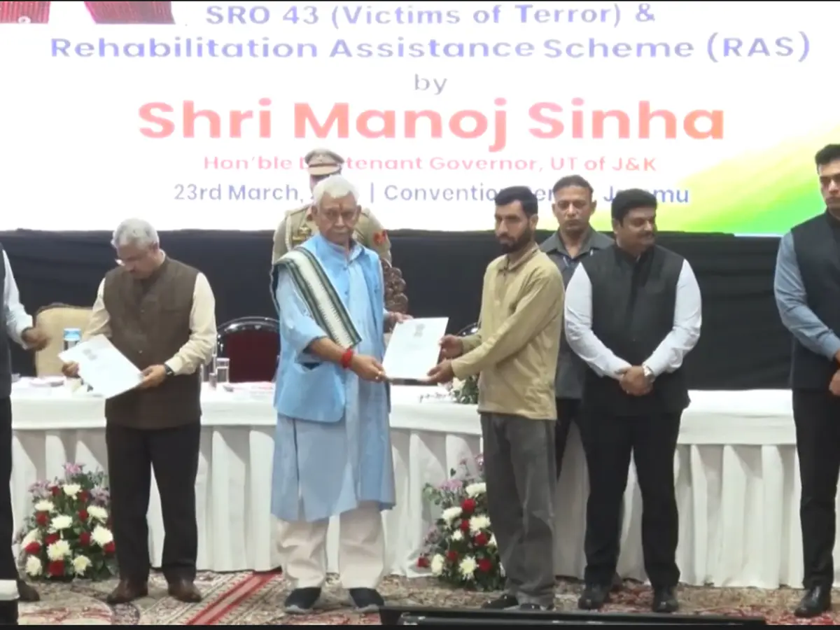 LG Manoj Sinha hands over jobs to terror victims’ families ...