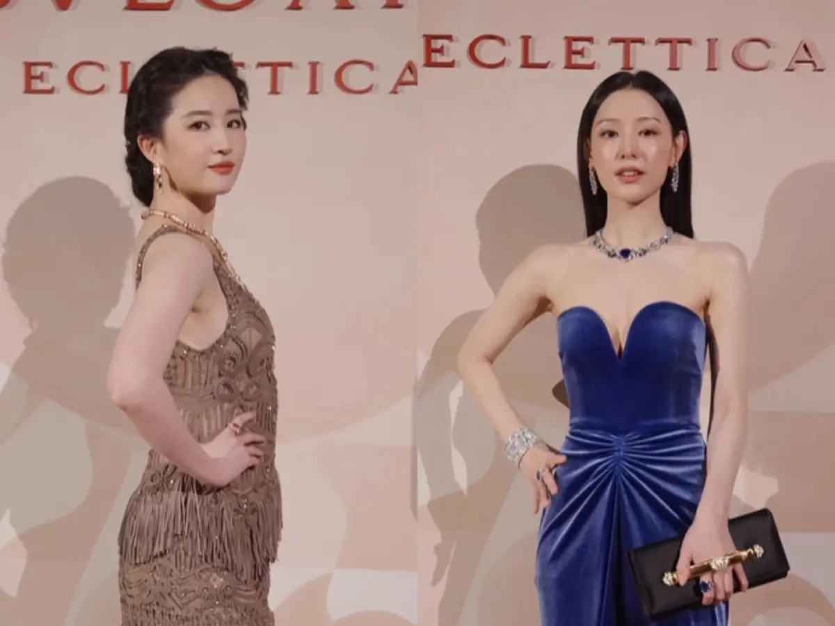 Liu Yifei and Kim Ji deliver high-fashion drama