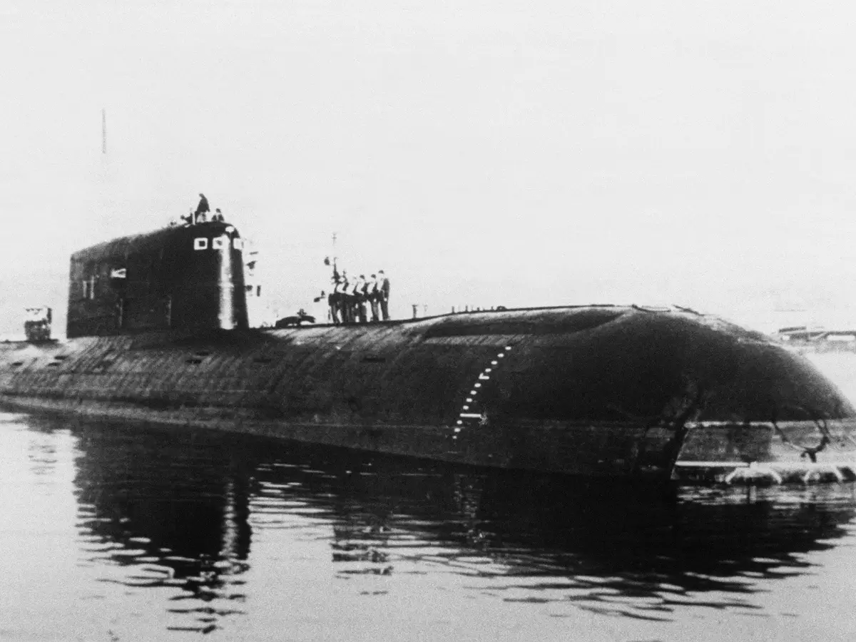 5,511 feet below the sea, a nuclear submarine that sank in 1989 is leaking radioactive material