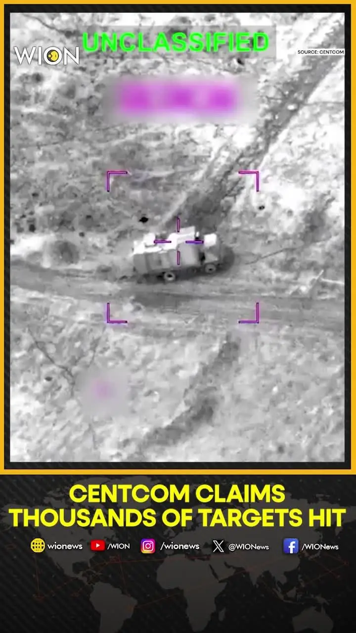 US-Iran War: CENTCOM Releases Iran Strike Video, Claims Over 9,000 Targets Hit | WION
