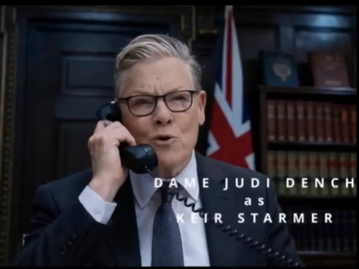 Dame Judie Dench as UK Prime Minister Keir Starmer