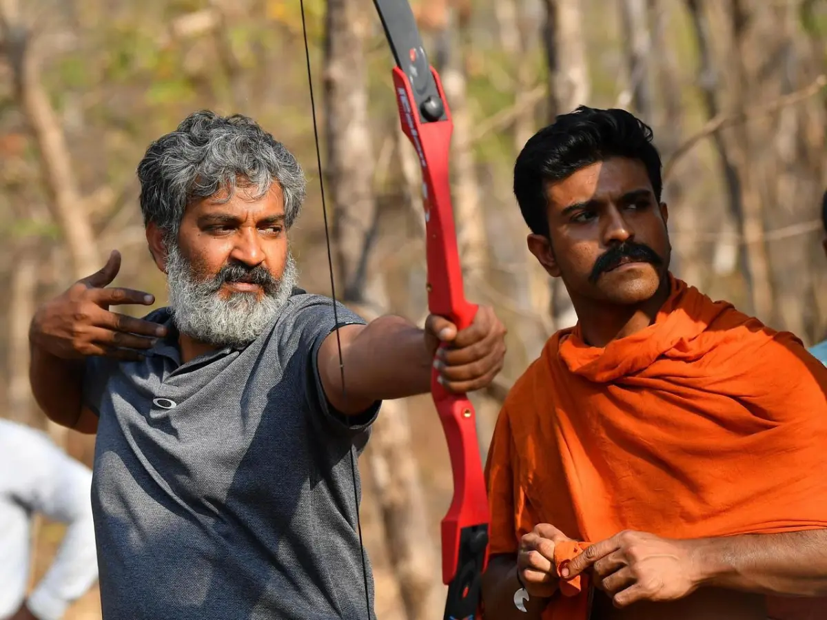 Ram Charan as Alluri Sitarama Raju in RRR