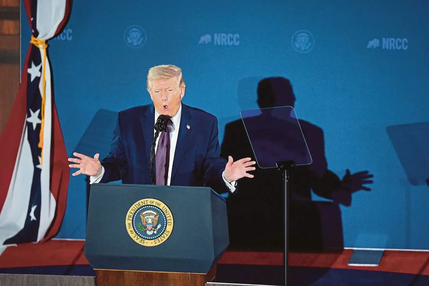 Trump says he would not use the word 'war' for 'military operation' in Iran as he receives 'America First Award'