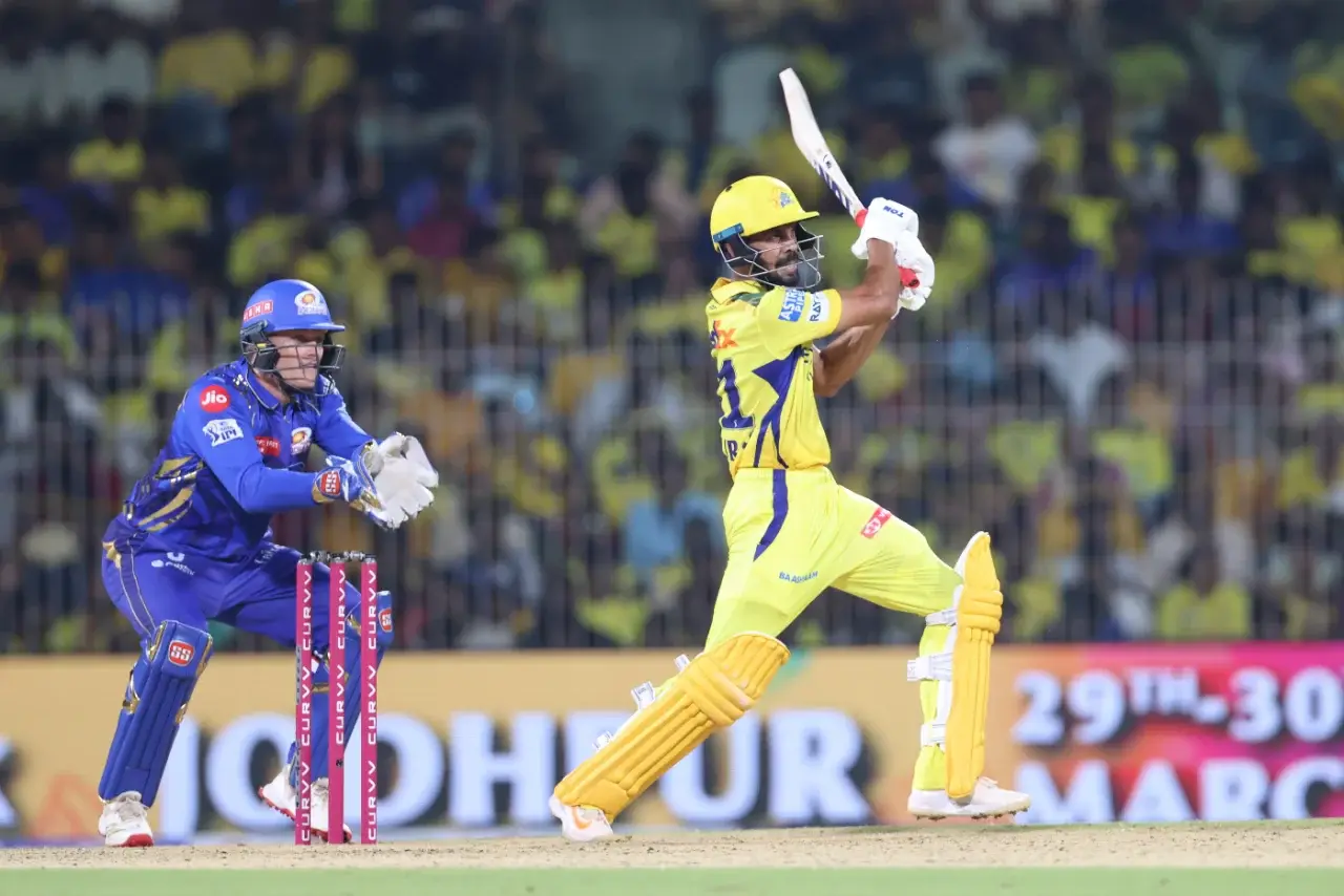 Against Chennai Super Kings