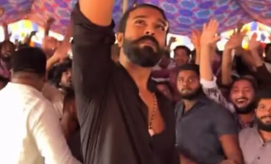 Ram Charan meets fans a day after getting injured on Peddi sets, sports bandage above his eye