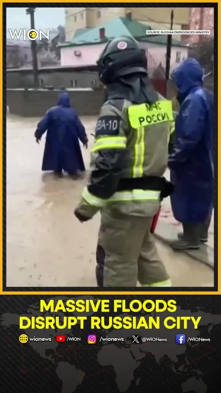 Russia Declares Emergency in Dagestan's Capital as Floods Cut Power to More Than 327,000 People