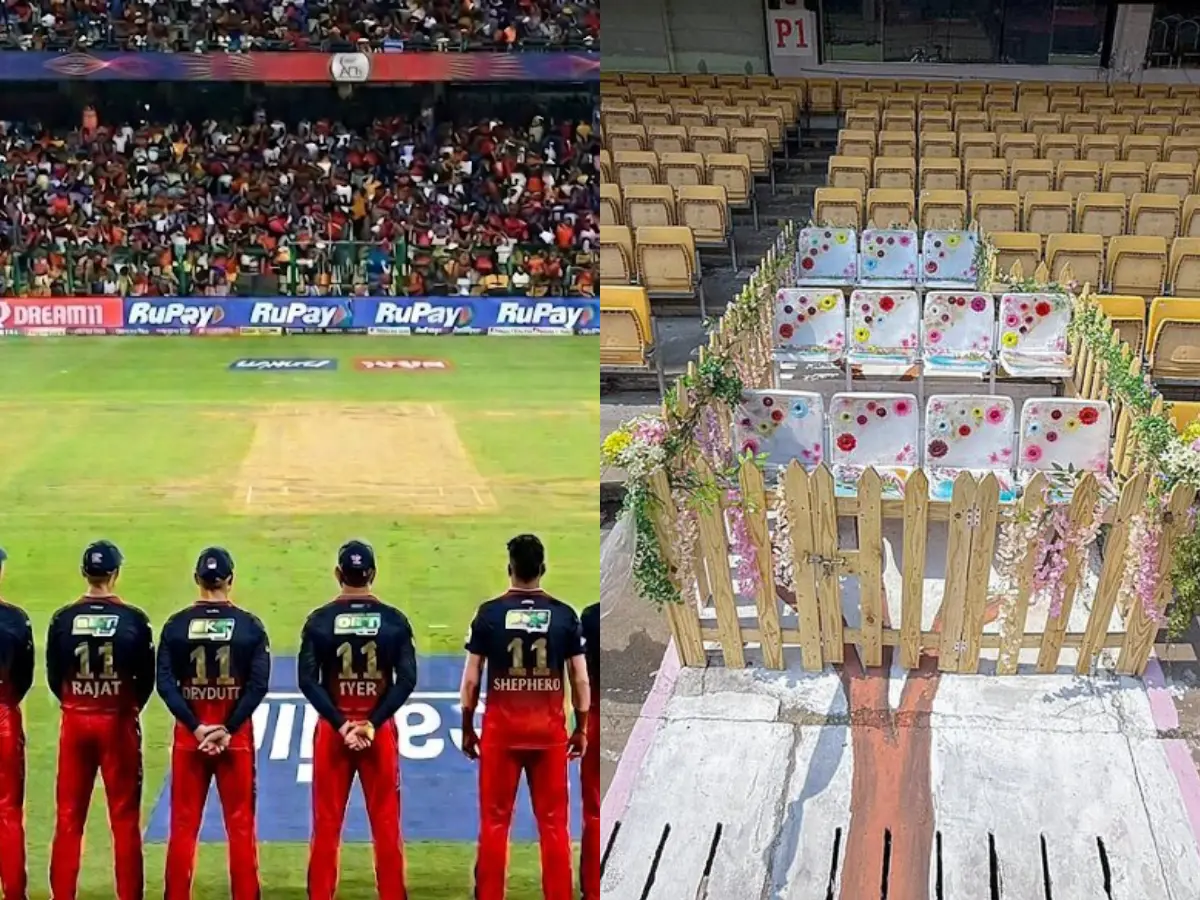 Watch: RCB pay tribute to June 4 stampede victims in IPL 2026 opener vs SRH Watch: RCB pay tribute to June 4 stampede victims in IPL 2026 opener vs SRH