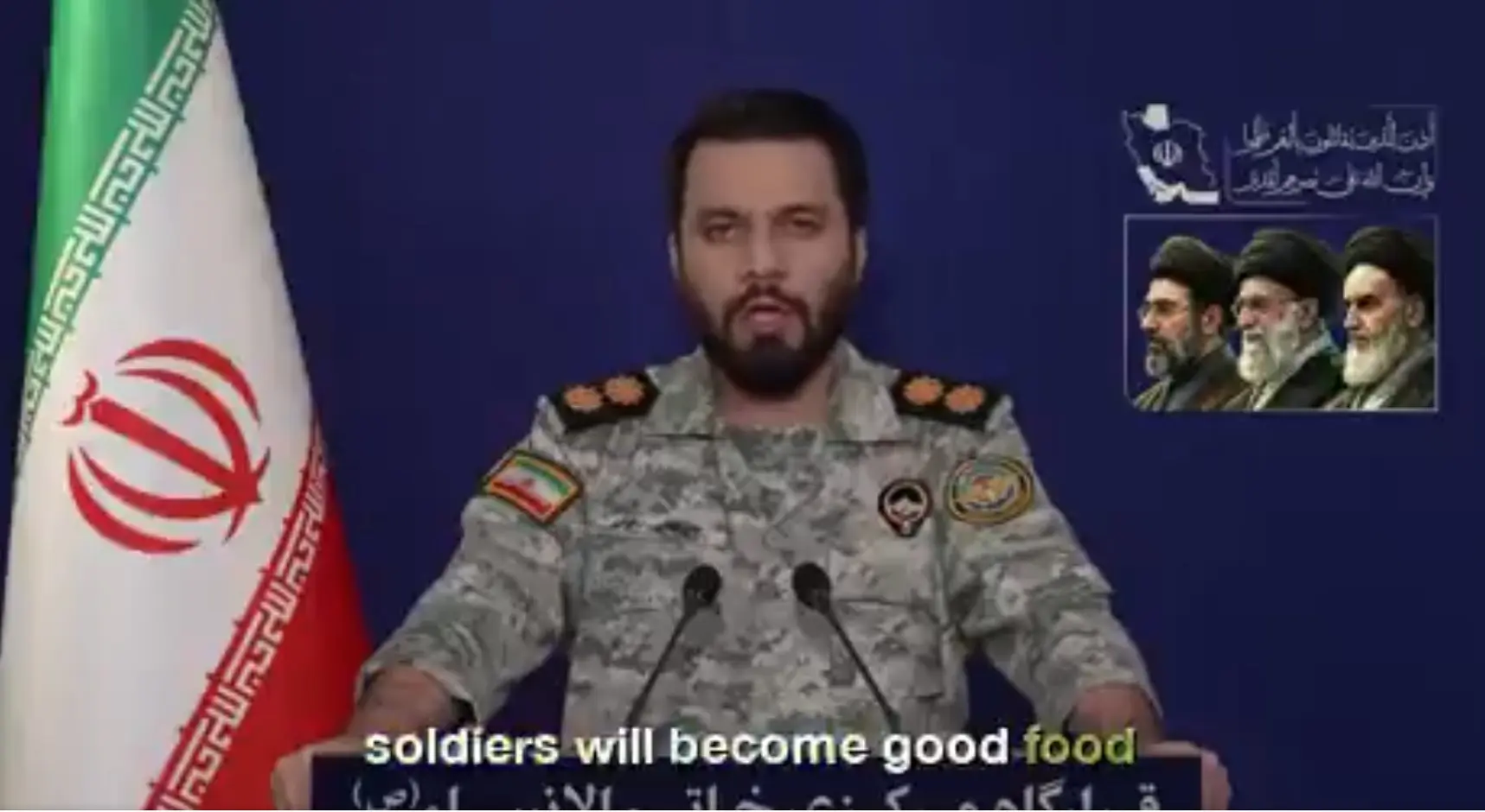 ‘US troops will be good food for Persian Gulf sharks’: Iran again warns against ground assault