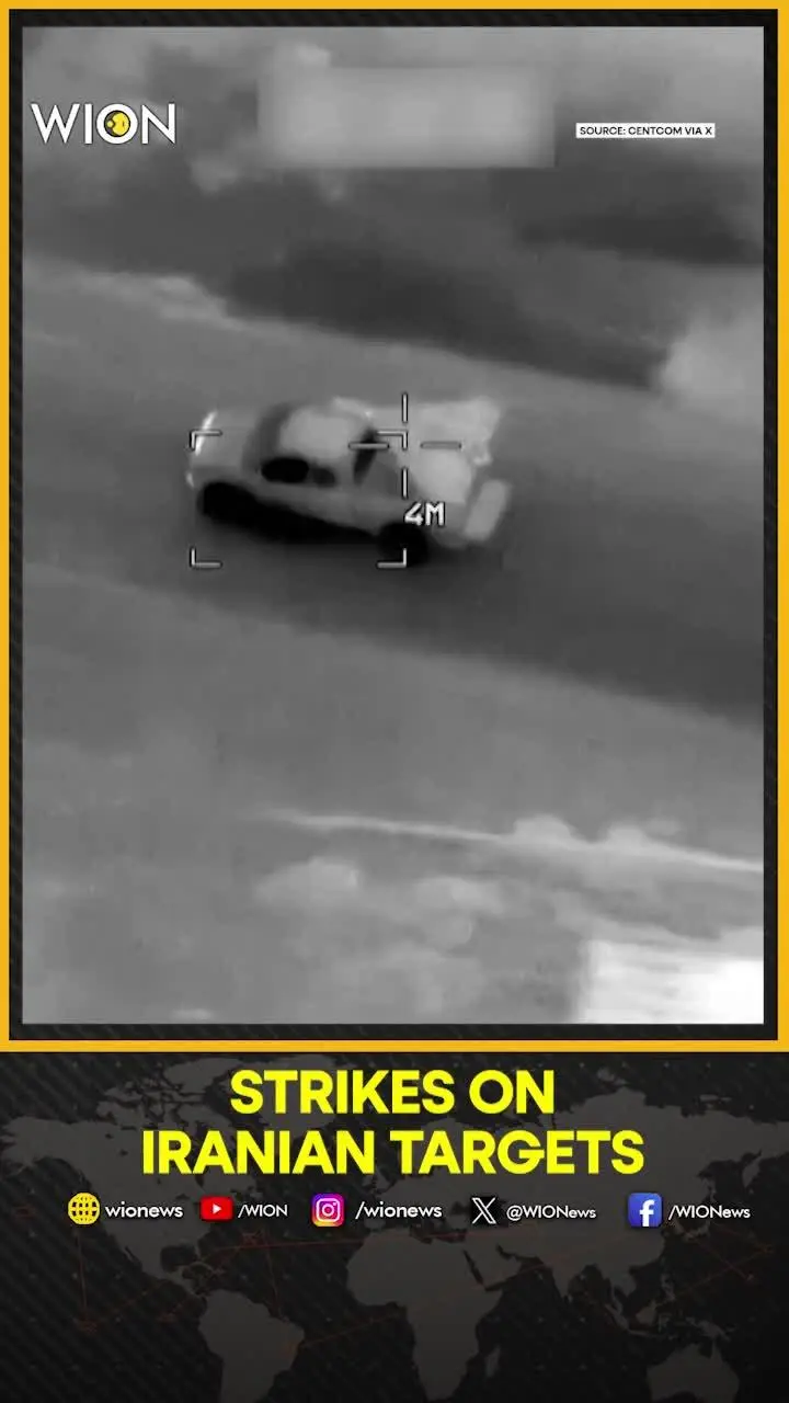 US-Iran War: CENTCOM Releases Video Of US Strikes On Iranian Naval And Air Targets | WION