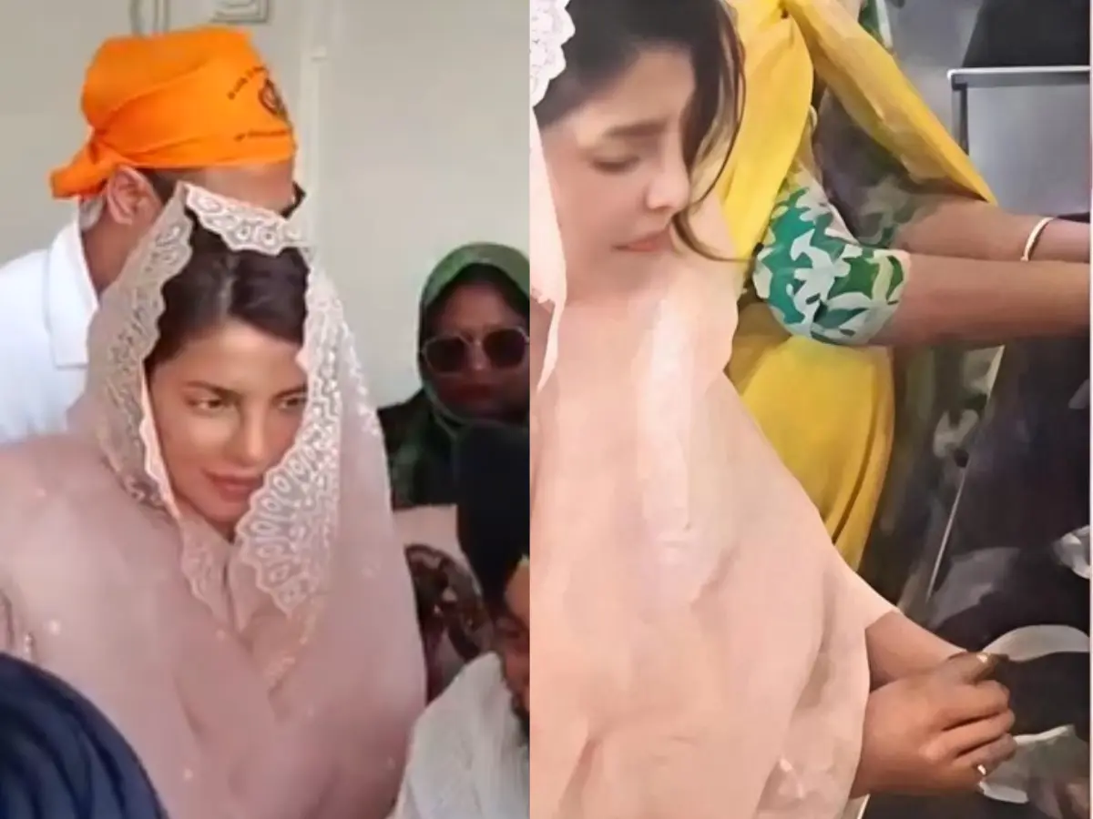 Priyanka Chopra visits Golden Temple in Amritsar, washes dishes | Watch viral video