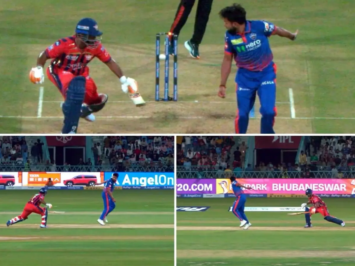 IPL 2026: Rishabh Pant stunned after fluke dismissal at non-strikers' end against DC - Watch