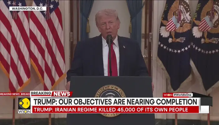 US-Iran War: Trump Speaks On Iran War, Says 'Our Objectives Are Nearing Completion' 