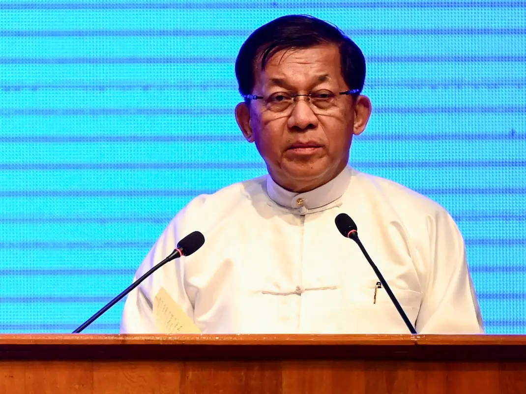 Myanmar coup leader Min Aung Hlaing becomes President amid humanitarian crisis Myanmar coup leader Min Aung Hlaing becomes President amid humanitarian crisis