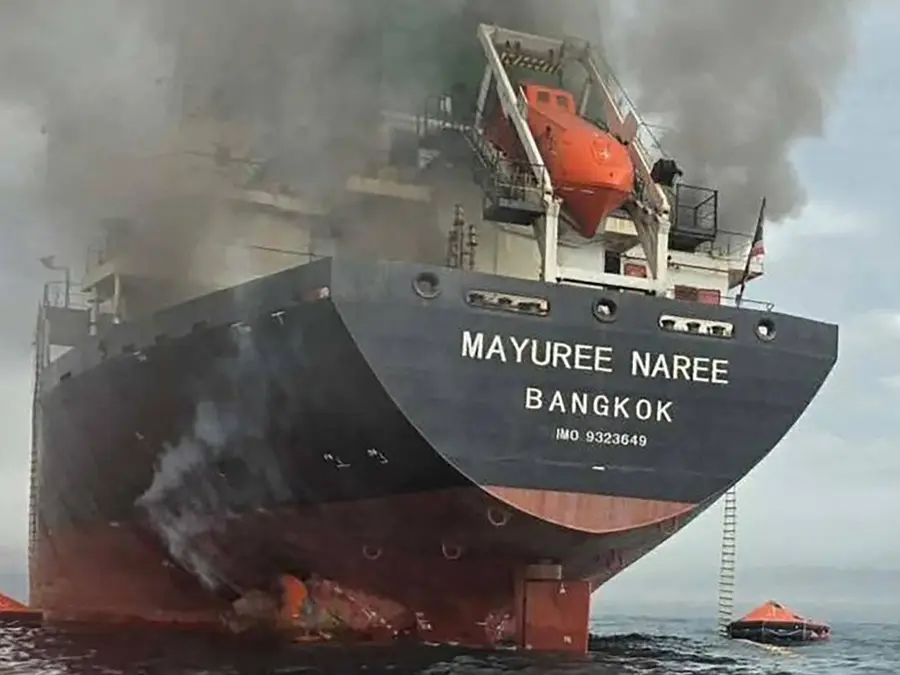 Human remains found on Thai-flagged cargo vessel Mayuree Naree attacked in Strait of Hormuz