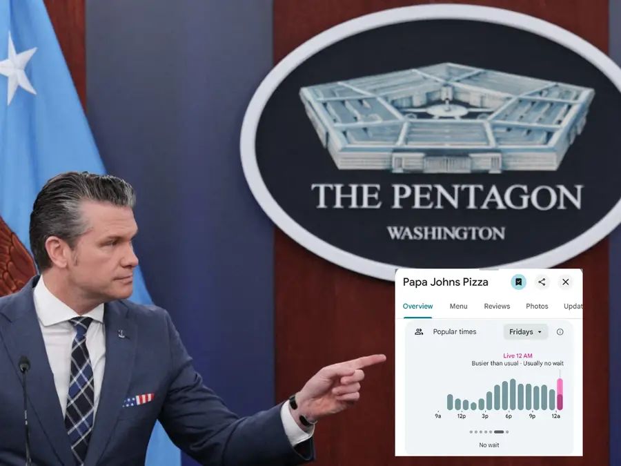 US planning major attack on Iran? Sudden spike in Pentagon Pizza Index sparks tension amid war