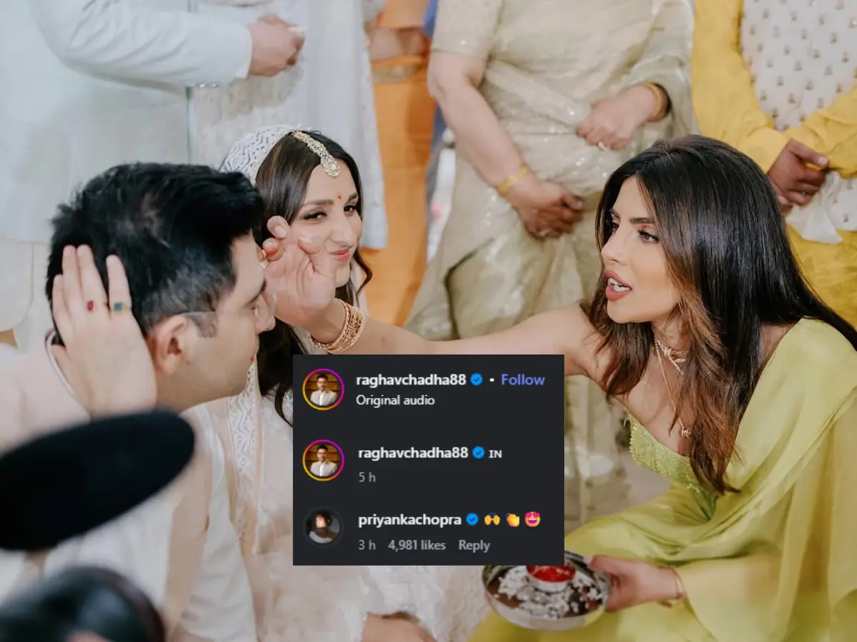 Priyanka Chopra reacts to Raghav Chadha's new video amid his rift with AAP